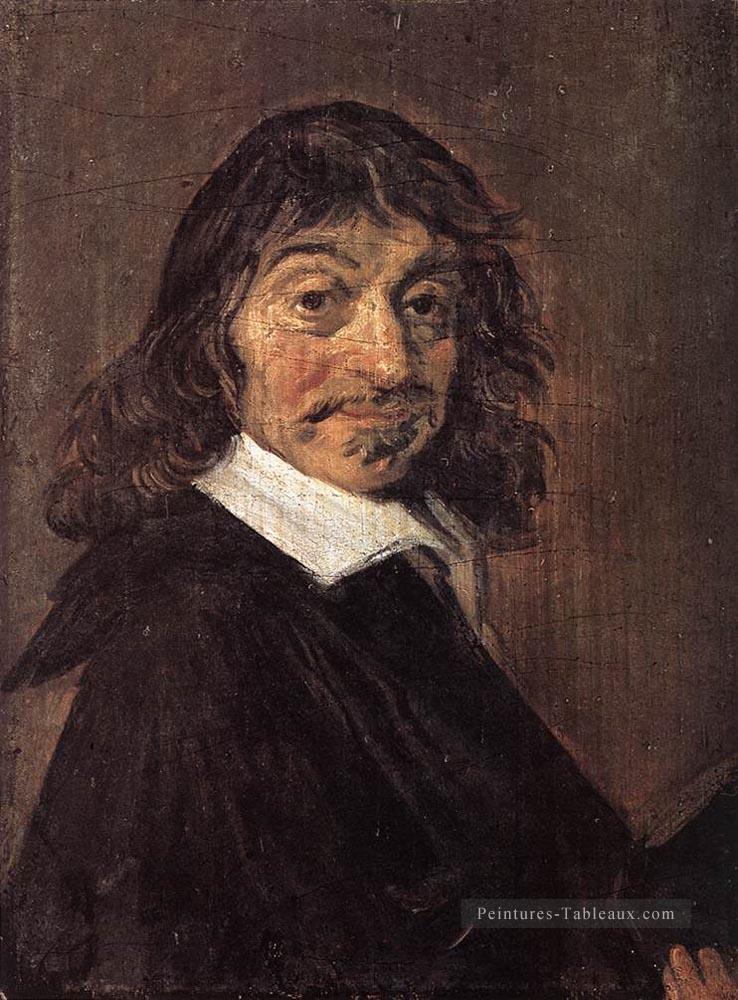 René Descartes portrait Siècle d’or néerlandais Frans Hals Peintures à l'huile